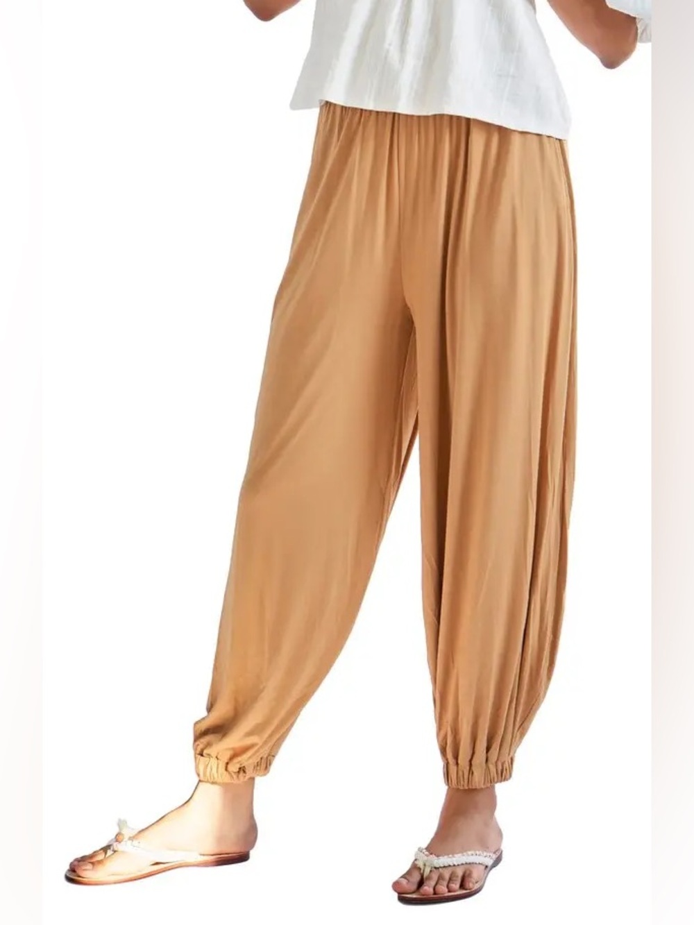 FREE PEOPLE BEACH ALI PANTS | LARGE - Picture 4 of 15